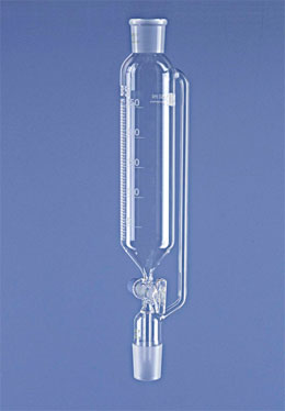 Ampoule de coulee cylindrique graduee isobar verre